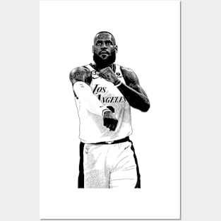 Lebron James All Hail The King Posters and Art